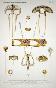 Dessins de bijoux, planche 4 de 
