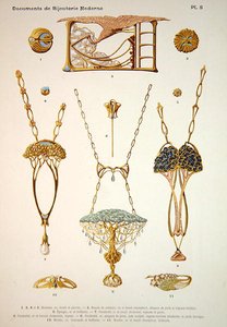 Dessins de bijoux, planche 5 de 