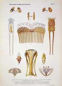 Dessins de bijoux, planche 8 de 