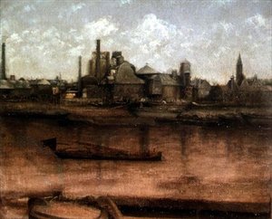 Péniches sur la Tamise - Paul Fordyce Maitland