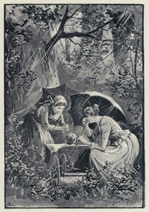 Illustration pour Anna Karénine : La tempête dans les bois de Kolok (lithographie) - Paul Frenzeny