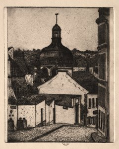 Six eaux-fortes : Rue Notre-Dame, Pontoise - Paul Gachet