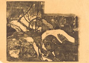 Une femme maorie dans une forêt; Manao Tupapau (Elle est hantée par un esprit) - Paul Gauguin