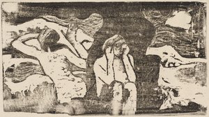 Aux roches noires, en ou après 1895 - Paul Gauguin