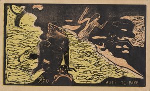 Auti Te Pape Femmes à la rivière de la série Noa Noa, 1893-1894 - Paul Gauguin