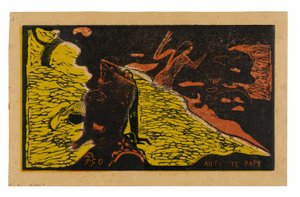 Auti te pape (Femmes à la rivière), de la suite Noa Noa - Paul Gauguin