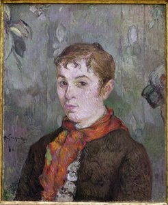 Buste de femme (huile sur toile) - Paul Gauguin