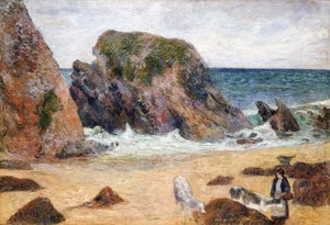 Vaches sur le rivage, 1886