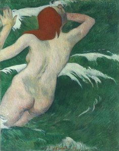 Dans les vagues, ou Ondine, 1889 - Paul Gauguin