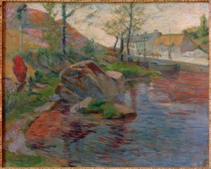 Le port de Pont-Aven - Paul Gauguin