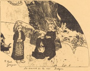Les drames de la mer, Bretagne, 1889 - Paul Gauguin