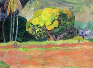 Fatata te Moua (Au pied de la montagne) - Paul Gauguin