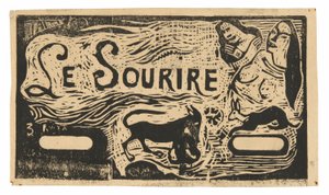 Renard, bustes de deux femmes et lapin, pièce de tête pour Le sourire - Paul Gauguin