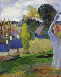 Français :  Ferme en Bretagne II A Farm in Brittany II - Paul Gauguin