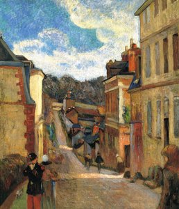 French: La rue Jouvenet à Rouen Rue Jouvenet in Rouen