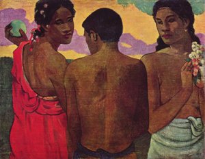 French: Trois Tahitiens, ou Conversation Three Tahitians