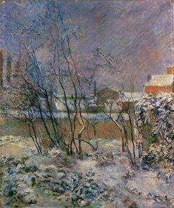 Jardin sous la neige, 1883 - Paul Gauguin