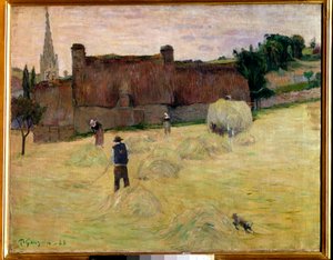 Foin en Bretagne - Paul Gauguin