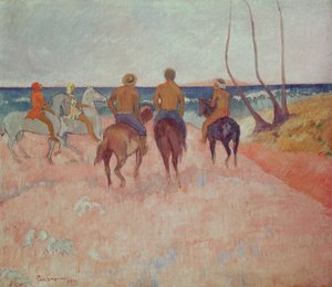 Cavalier sur la plage (Hiva Hoa)