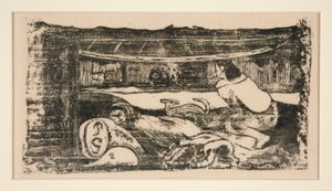Intérieur de case - Paul Gauguin