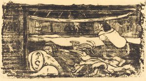 Intérieur de case, en ou après 1895 - Paul Gauguin