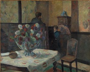 Intérieur du peintre Paris, rue Carcel, 1881