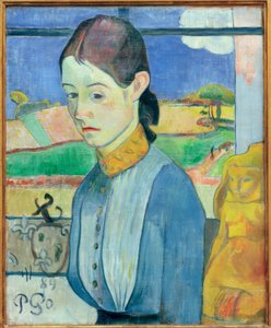 Jeune Bretonne - Paul Gauguin