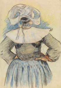 La Bretonne, Pont-Aven c.1886 - Paul Gauguin