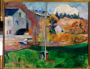 Paysage en Bretagne, le moulin David - Paul Gauguin