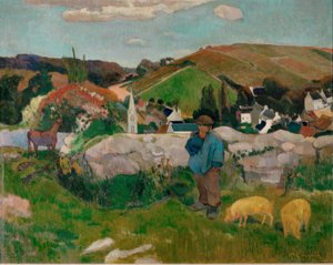 Paysage en Bretagne - Paul Gauguin