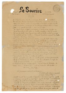 Le sourire: Journal sérieux, Oct. 13, 1899 - Paul Gauguin