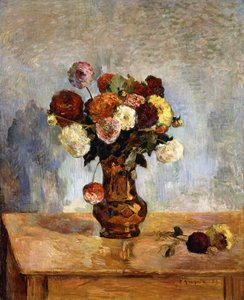 Les Dahlias, 1885 - Paul Gauguin