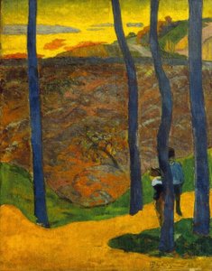 Les arbres bleus - Paul Gauguin