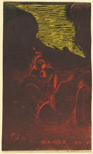 Mahna no Varua Ino (Le démon parle) [verso] - Paul Gauguin