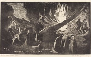Mahna no Varua Ino (Le diable parle) - Paul Gauguin