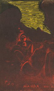 Mahna no Varua Ino Le Démon Parle [verso], 1894-1895 - Paul Gauguin