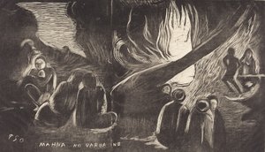 Mahna no Varua Ino Le diable parle - Paul Gauguin