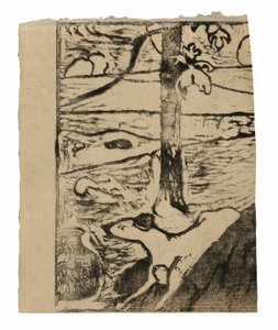 Manao tupapau (Elle pense au fantôme ou le fantôme pense à elle) - Paul Gauguin