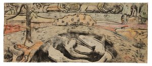 Manao tupapau (Elle pense au fantôme ou Le fantôme pense à elle) - Paul Gauguin