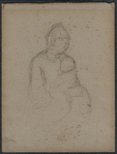 Mère et enfant (recto) - Paul Gauguin