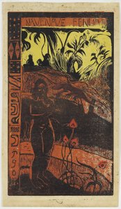 Nave Nave Fenua de la série Noa Noa - Paul Gauguin