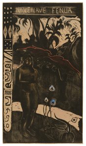 Nave nave fenua (Terre délicieuse), de la suite Noa Noa - Paul Gauguin