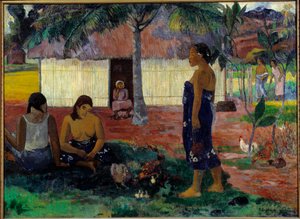 No te aha oe riri (Pourquoi es-tu en colère ?) - Paul Gauguin