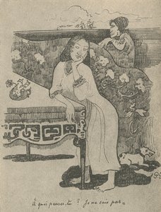 À quoi penses-tu, je ne sais pas, 1936 - Paul Gauguin