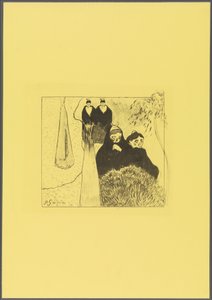 Alte Frauen von Arles, aus der "Volpini Suite: Dessins lithographiques" - Paul Gauguin