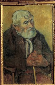 Vieil homme avec un bâton par Paul Gauguin (1848-1903) 1890