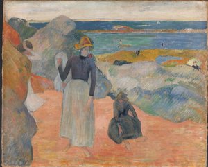 Sur la plage, 1889