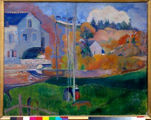 Paysage de Bretagne, le moulin David