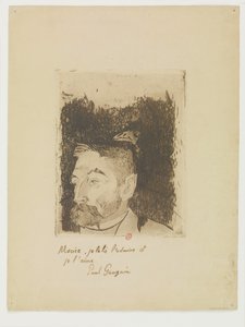 Portrait de Stéphane Mallarmé - Paul Gauguin