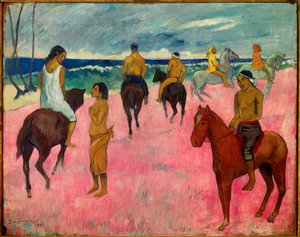 Cavaliers sur la plage, 1902 - Paul Gauguin